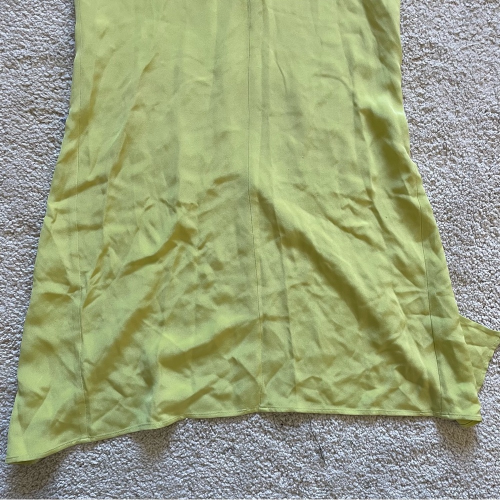 Auteur silk Zippora dress green open back size s - Picture 12 of 15